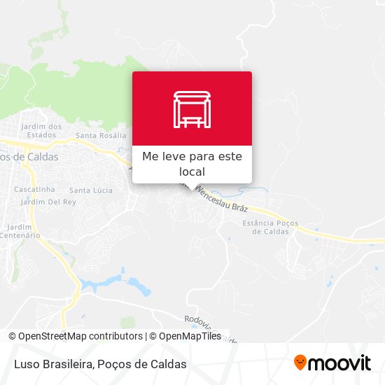 Luso Brasileira mapa