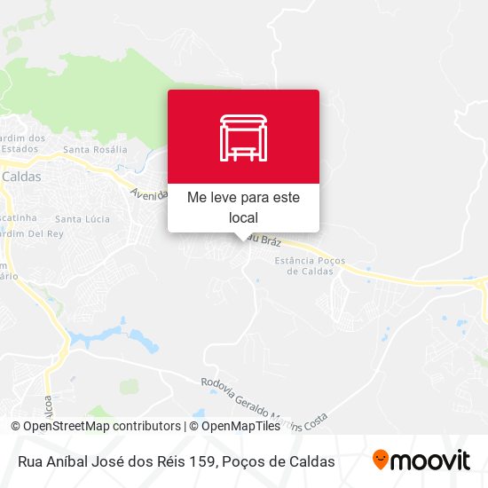 Rua Aníbal José dos Réis 159 mapa