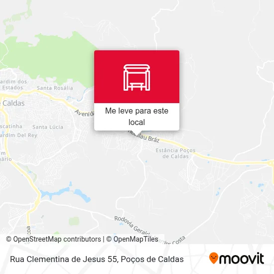 Rua Clementina de Jesus 55 mapa