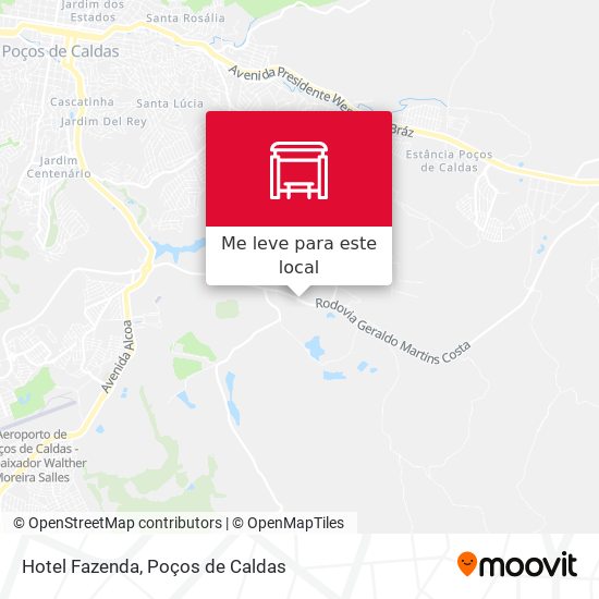 Hotel Fazenda mapa