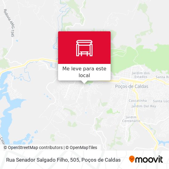 Rua Senador Salgado Filho, 505 mapa