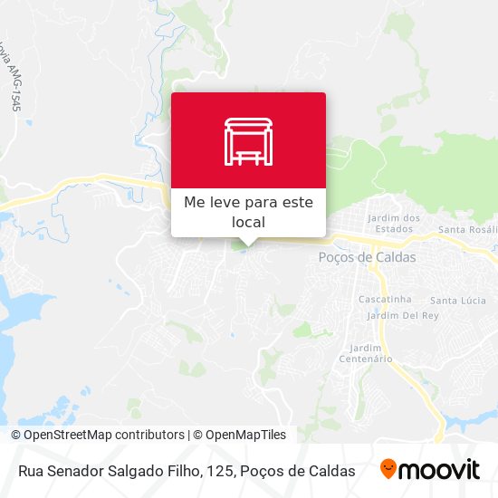Rua Senador Salgado Filho, 125 mapa