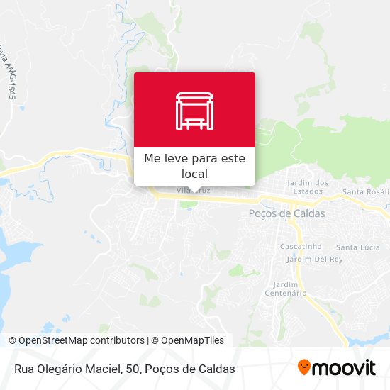 Rua Olegário Maciel, 50 mapa