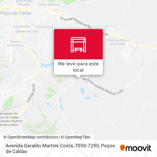 Avenida Geraldo Martins Costa, 7050-7290 mapa