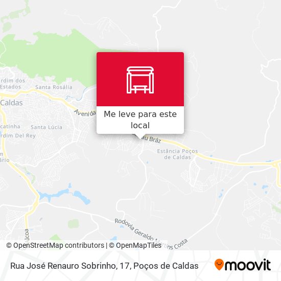 Rua José Renauro Sobrinho, 17 mapa