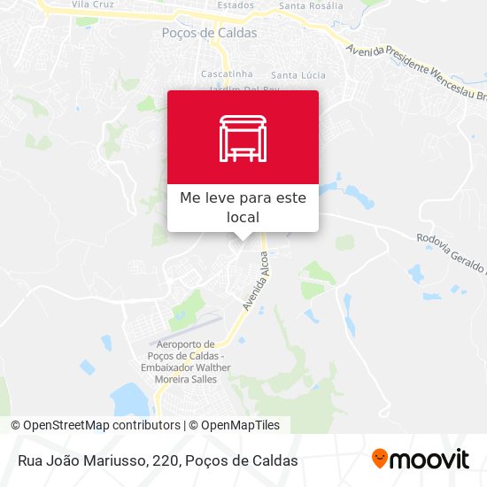 Rua João Mariusso, 220 mapa