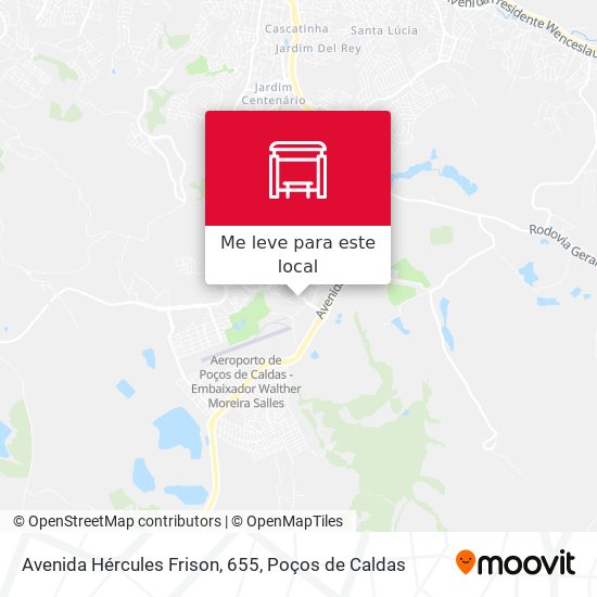 Avenida Hércules Frison, 655 mapa