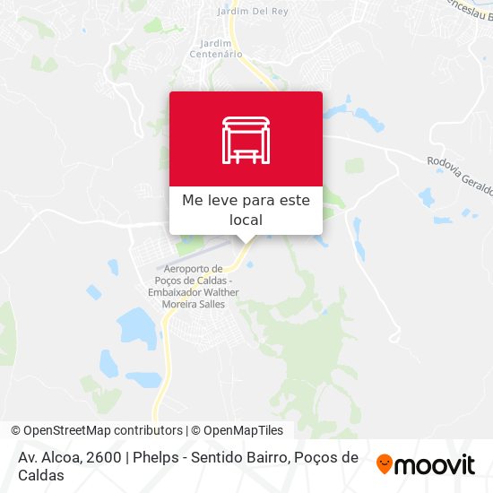 Av. Alcoa, 2600 | Phelps - Sentido Bairro mapa