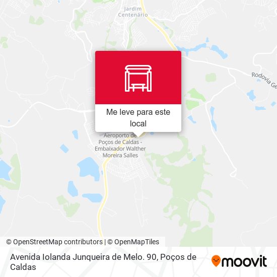 Avenida Iolanda Junqueira de Melo. 90 mapa