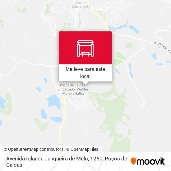 Avenida Iolanda Junqueira de Melo, 1260 mapa