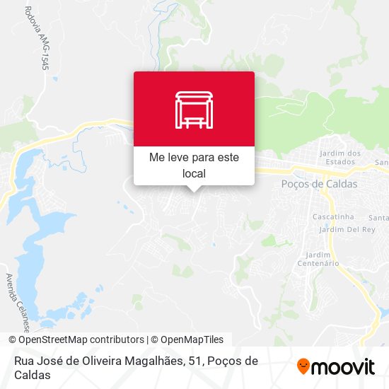 Rua José de Oliveira Magalhães, 51 mapa