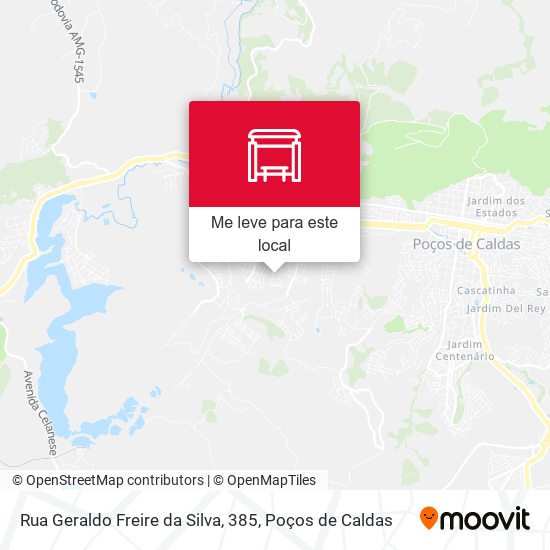 Rua Geraldo Freire da Silva, 385 mapa