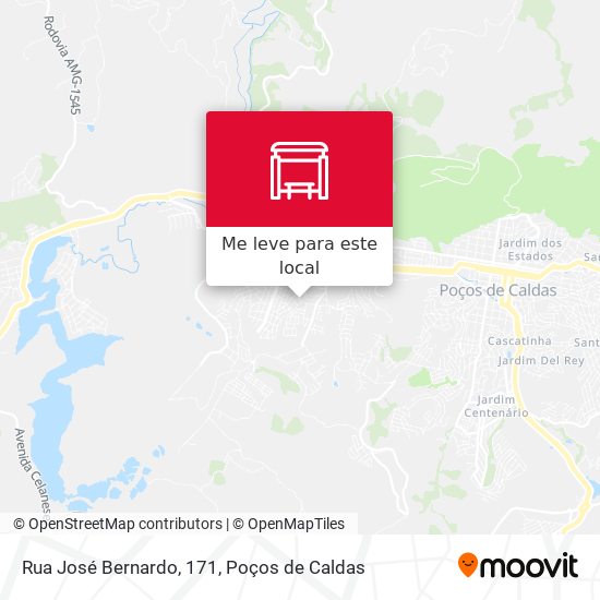Rua José Bernardo, 171 mapa