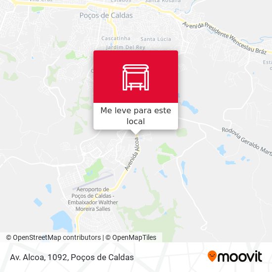 Av. Alcoa, 1092 mapa