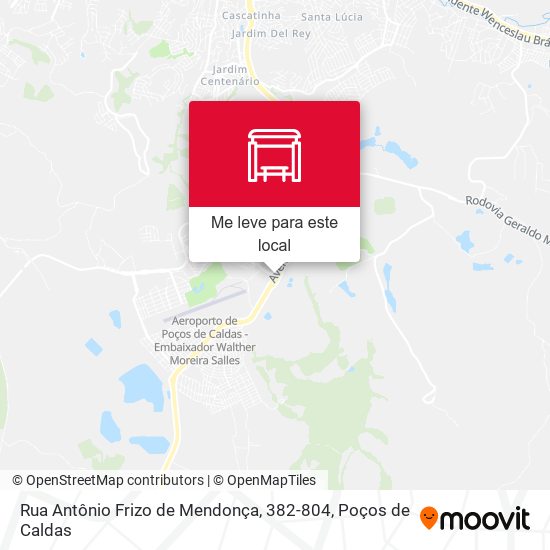Rua Antônio Frizo de Mendonça, 382-804 mapa