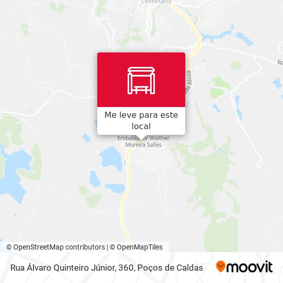 Rua Álvaro Quinteiro Júnior, 360 mapa