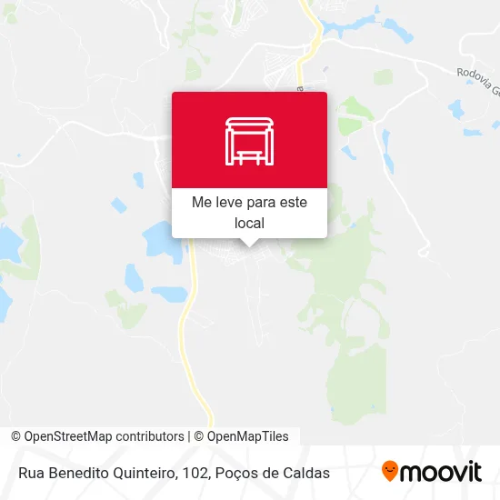 Rua Benedito Quinteiro, 102 mapa