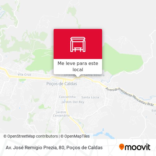 Av. José Remígio Prezia, 80 mapa