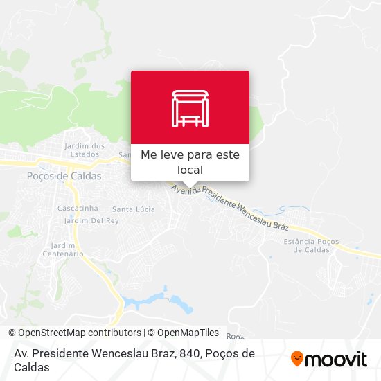 Av. Presidente Wenceslau Braz, 840 mapa