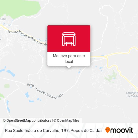 Rua Saulo Inácio de Carvalho, 197 mapa