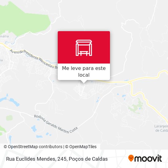 Rua Euclídes Mendes, 245 mapa