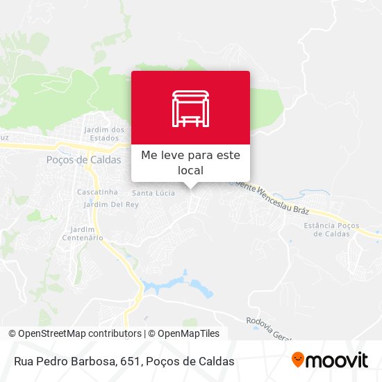 Rua Pedro Barbosa, 651 mapa