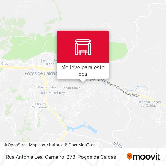 Rua Antonia Leal Carneiro, 273 mapa