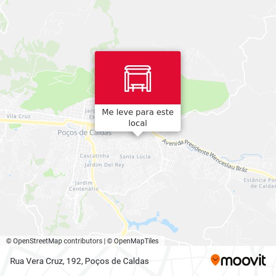 Rua Vera Cruz, 192 mapa