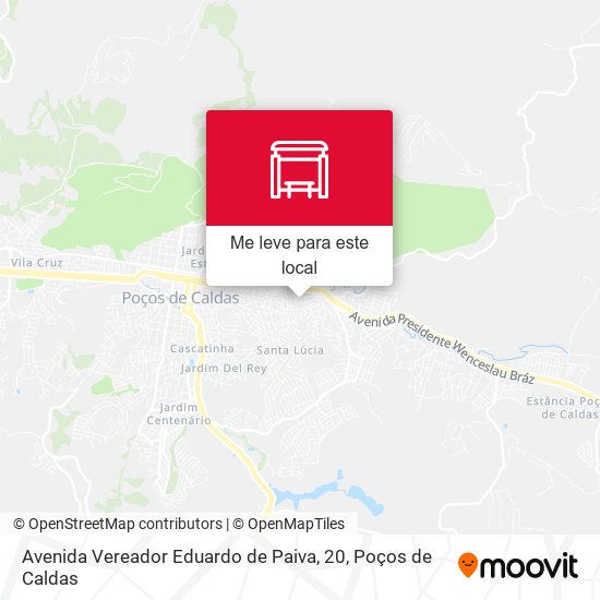 Avenida Vereador Eduardo de Paiva, 20 mapa