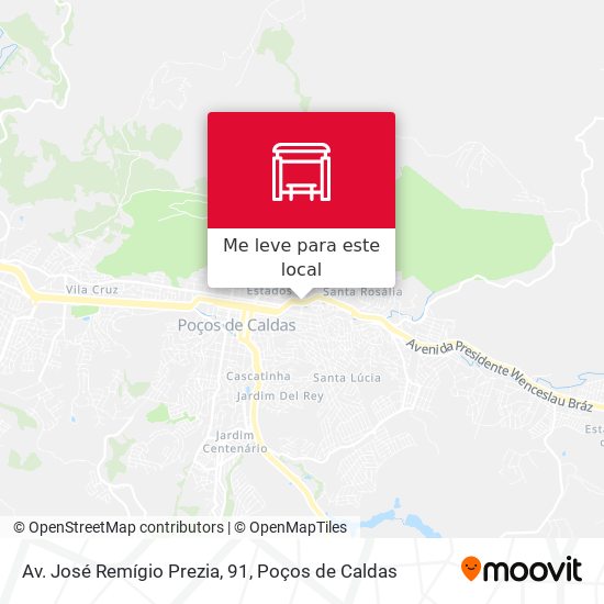 Av. José Remígio Prezia, 91 mapa
