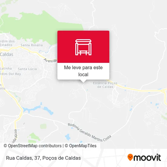 Rua Caldas, 37 mapa