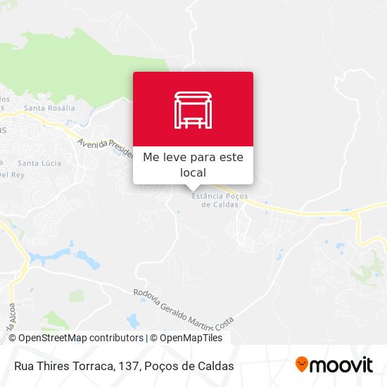 Rua Thires Torraca, 137 mapa