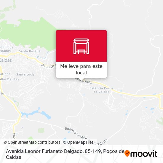 Avenida Leonor Furlaneto Delgado, 85-149 mapa