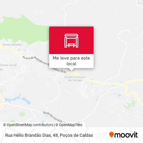 Rua Hélio Brandão Dias, 48 mapa