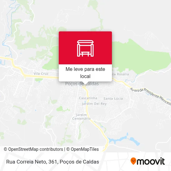 Rua Correia Neto, 361 mapa