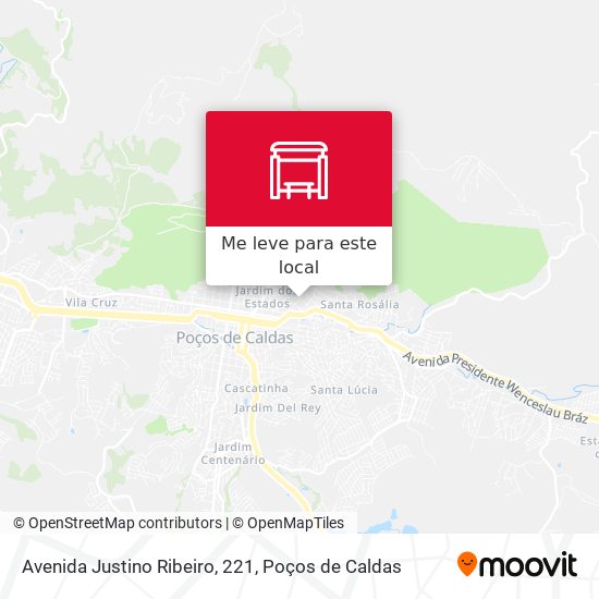 Avenida Justino Ribeiro, 221 mapa