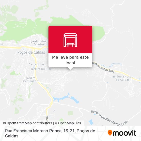 Rua Francisca Moreno Ponce, 19-21 mapa