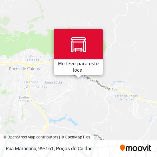 Rua Maracanã, 99-161 mapa