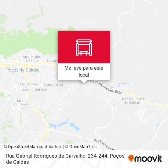 Rua Gabriel Rodrigues de Carvalho, 234-244 mapa