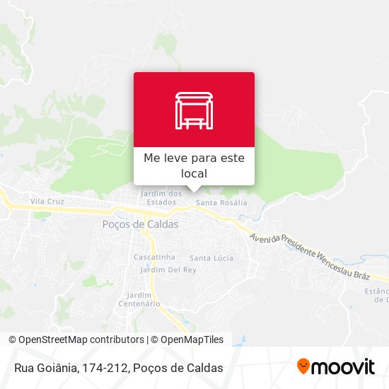 Rua Goiânia, 174-212 mapa