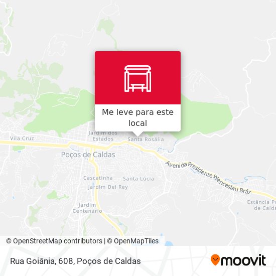 Rua Goiânia, 608 mapa