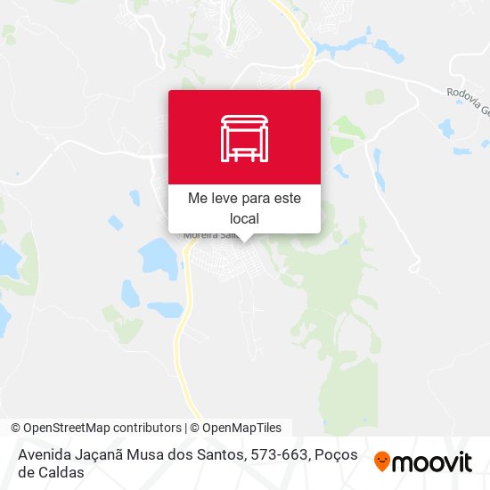 Avenida Jaçanã Musa dos Santos, 573-663 mapa