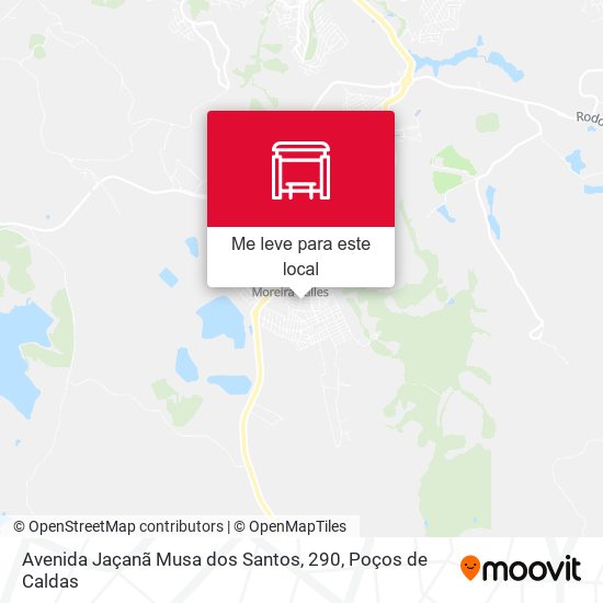 Avenida Jaçanã Musa dos Santos, 290 mapa