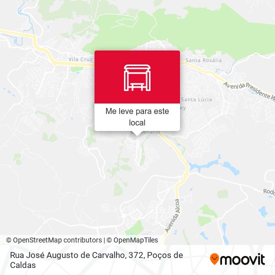 Rua José Augusto de Carvalho, 372 mapa