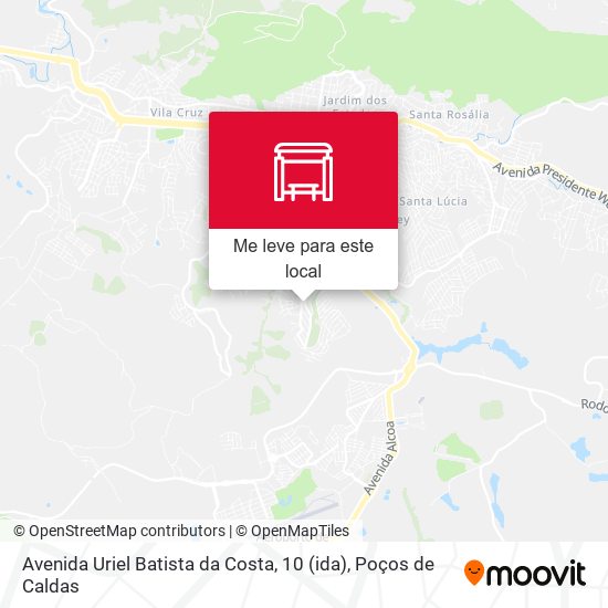Avenida Uriel Batista da Costa, 10 mapa