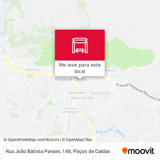 Rua João Batista Pansini, 148 mapa