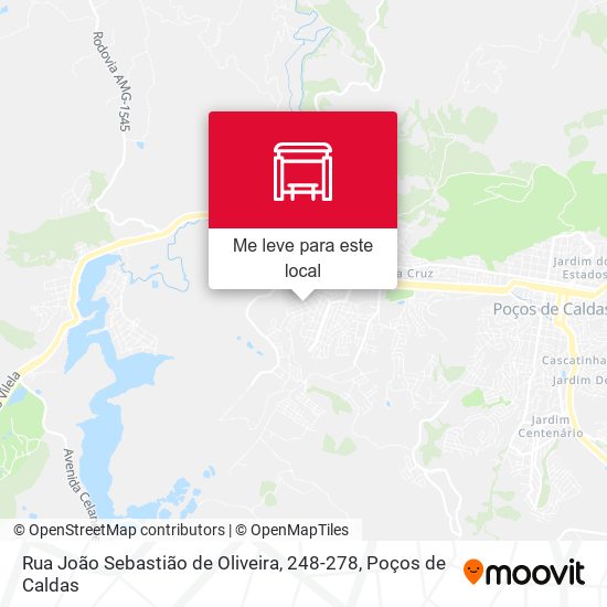 Rua João Sebastião de Oliveira, 248-278 mapa