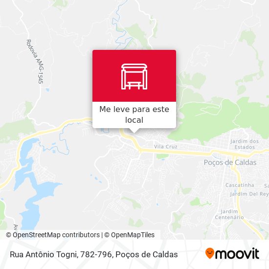 Rua Antônio Togni, 782-796 mapa