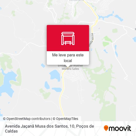 Avenida Jaçanã Musa dos Santos, 10 mapa