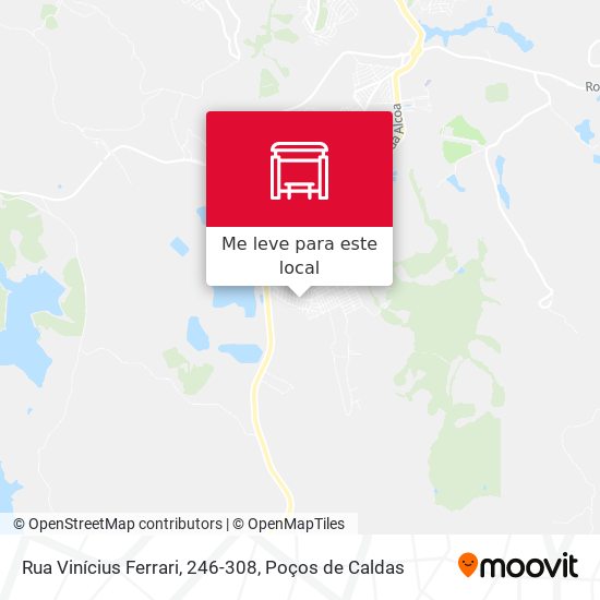 Rua Vinícius Ferrari, 246-308 mapa